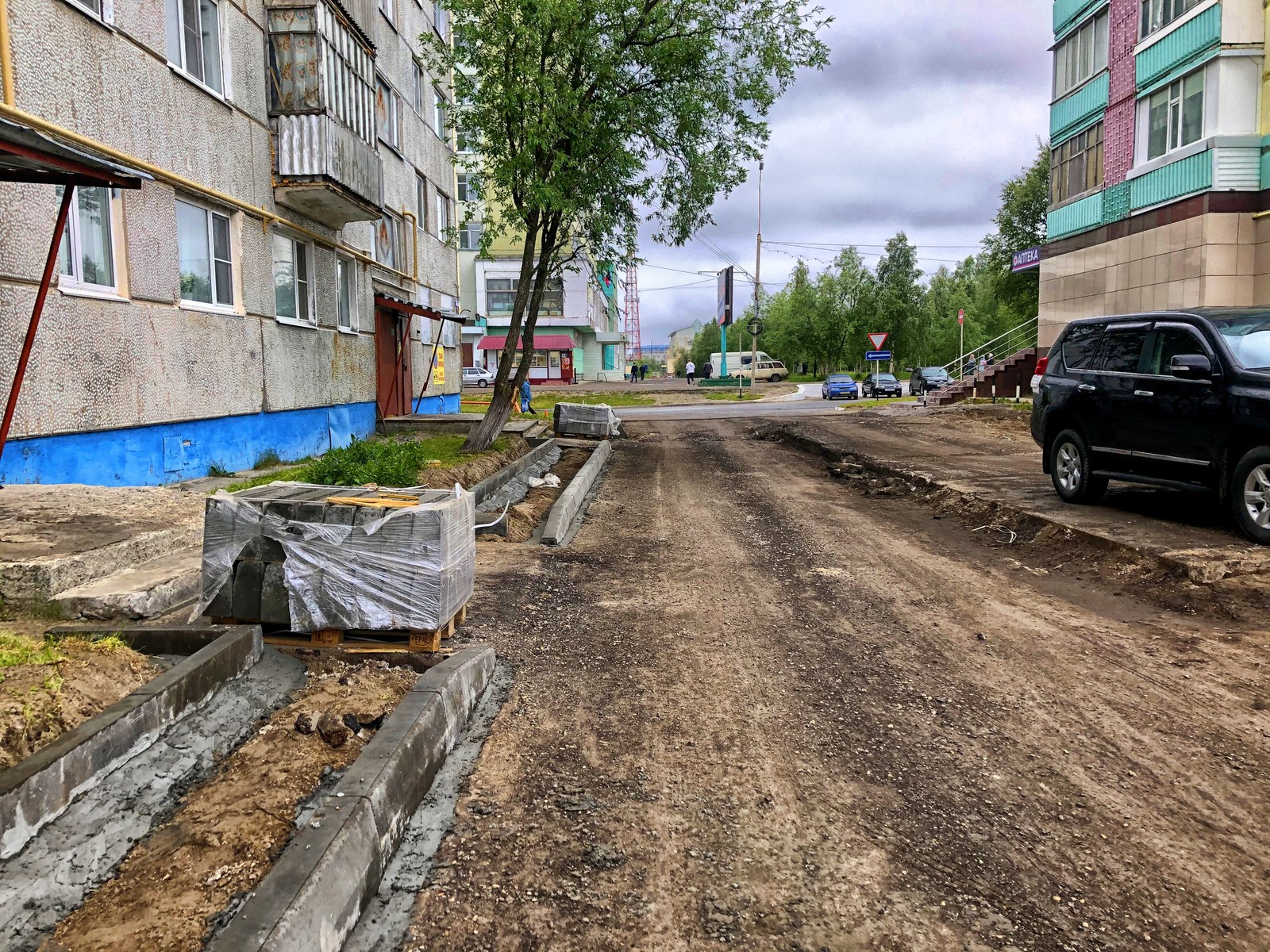 Тротуары городских дорог г. Усинск