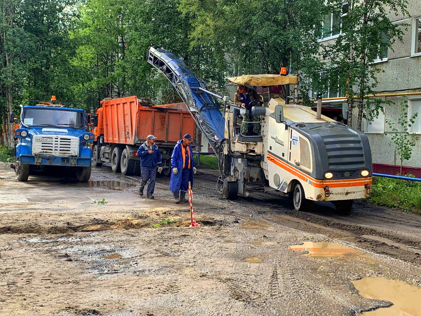 Придомовые территории г. Усинск