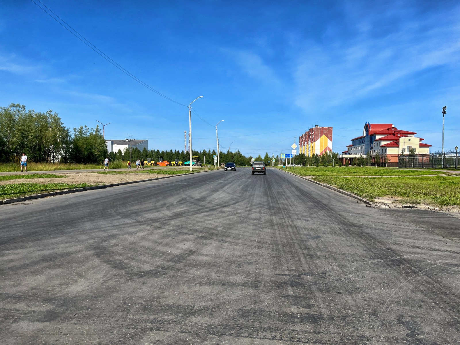 Дорога по ул. Пионерская, г. Усинск