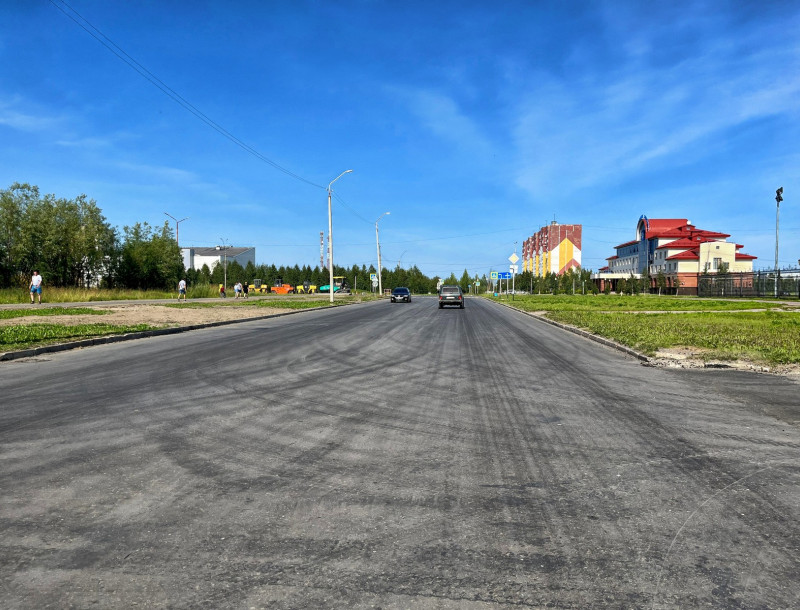Дорога по ул. Пионерская, г. Усинск